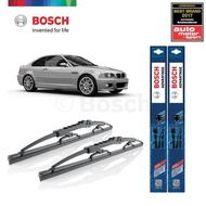 Car Wiper bmw E46 Bosch Advantage Pair Original Durable Rubber