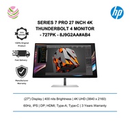 HP Series 7 Pro 27" 4K Thunderbolt 4 Monitor (UHD/ 3840 x 2160/ IPS/ 5ms/ DP/ HDMI/ Type-C/ Type-A) 