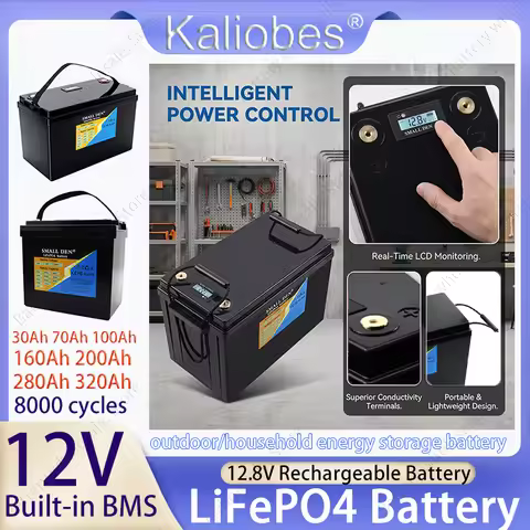 12V 30ah 70ah 100ah 160ah 200ah 280ah 320ah LiFePO4 Battery outdoors Touring car Multifunctional for