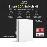 [New Launch] AQARA Smart 20A Switch H1 Neutral Version Single Rocker Smart Water Heater Switch Support High Power Usage