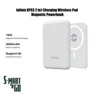 Infinix XP03 2 in1 Charging Wireless Pad + Magnetic Powerbank 18W Fast Charge 3000mAh