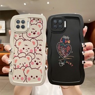 Casing oppo a93 Wholesale Cute wave phone case for oppo a93 case shock proof