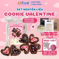 Valentine Cookie Ingredients Set, lovely, easy-to-make gift for lover - 6SFOOD