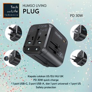 Universal Travel Charger Adapter HUMSO PLUG PD 30W USB-A/C