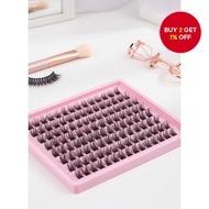 120 pcs Cluster Lashes 8-16mm Wispy Individual Lashes Natural Look Fluffy Cluster Lash Eyelash DIY E