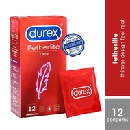 Durex Fetherlite Easy-On Condom 12s (Thinner Design Feel Real) | condam for man / 安全套 / kondom origi