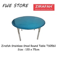 Zirafah Stainless Steel Round Table / Working Table / Kitchen Table / Dining Table TS0561