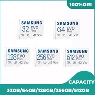 Samsung EVO PLUS Micro SD Card UHS-I Class 10u3 4K Memory Card Memory Card 32GB/64GB/128GB/256GB/512GB Transfer higga 130MB/S