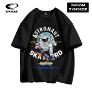 OMOS 260GSM Oversized T-Shirt ASTRONAUT