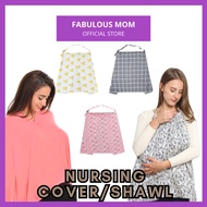 [FABULOUS MOM] Nursing Cover Apron Shawl Cotton Breastfeeding Comfortable Blanket Kain Menyusu