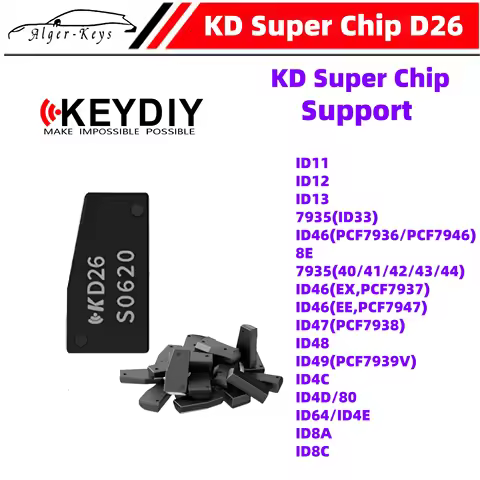 Algernon-keys KEYDIY New Super Transponder can Clone Super Chip ID12 ID13 ID33 ID46 ID48 for KD-X2 K