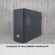 Customize PC Asus B85M-E Intel Core i5-4460 3.20GHz 8GB RAM 256GB SSD DIY Desktop PC