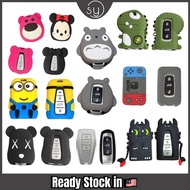 Ready Stock Proton X50 X70 X90 S70 Car Key Case Key Cover Keychain TPU Car Key Silicone Accessories Proton X50 X70 硅胶钥匙套