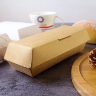 Paper Box Kraft Packaging Box Dessert Packaging Box Food Takeaway Paper Box Kraft Hot Dog Box Hot Do