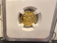 1998年戊寅虎年生肖1/10盎司普制金幣