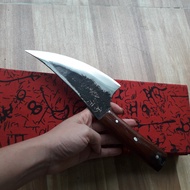 Dao Bếp Mộc Nhiên - Bầu Lọc Thái Chặt Hàng Siêu Chất Siêu Sắc Rèn Thủ công tỉ mỉ từ nhíp xe ô tô ifa