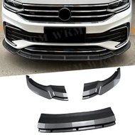 ABS Gloss Black Front Lip Front Shovel Front Bumper Lower Chin Spoiler Wing Body Kit Splitter For Vo