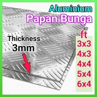 Papan Bunga 3mm(BIG SIZE) Chequered Plate (Aluminium) (PBR)