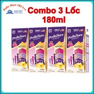 [Date 3.2026] Combo 3 Lốc Pediasure Pha Sẵn 110ml /180ml hương vani ít ngọt