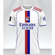 LYON HOME AWAY JERSEY NEW 25/ 26 FREE NAMESET