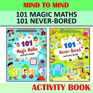 101 MAGIC MATHS / 101 NEVER-BORED ACTIVITY BOOK FOR KIDS - PRESCHOOLS - MIND TO MIND
