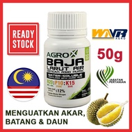 Baja Durian Asid Humic Menguatkan Batang Akar Daun Buah Pisang Nenas Tembikai Kelapa Betik Rock Melon