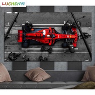 Custom Car Poster F1 Racing Classic Canvas Painting Art Wall Painting wallpaper for living room bar 