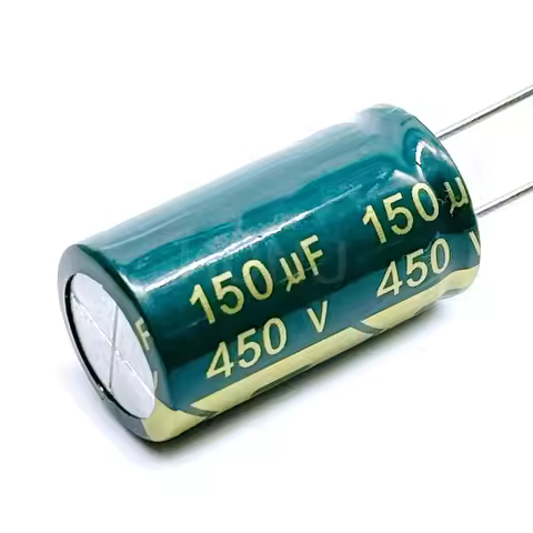 2-5PCS 450V150UF Aluminum Electrolytic Capacitor Original Low Esr/impedance High Frequency Size 18*3