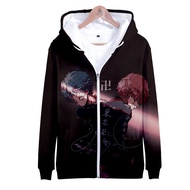 Spring Autumn Jacket Hoodie Anime Tokyo Avengers Zip Jacket Men Women Hoodie Gambar Valhalla Couple