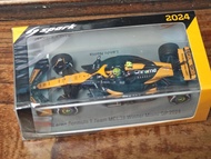 SPARK Model 1/43 2024 Miami MCL38 4 #Norris First Win Water Delivery Sticker