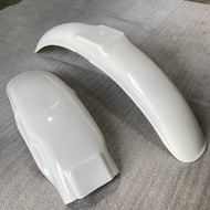 Fender DT 100 White Front Rear Mudguard YAMAHA DT100