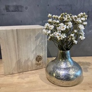 純錫倒碗形小花器/小花瓶/一花一世界/,青冶金工手作鍛打純錫花器