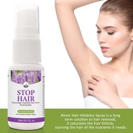 สเปรย์ฉีดกำจัดขน หยุดขนเกิดใหม่ถาวร 100% Stop Hair Growth Inhibitor Spray ขนาด 20 มล.