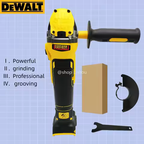 DEWALT Angle Grinder DCG409 20V Cordless Brushless Power Tool Cutting Machine 125mm Rechargeable Por