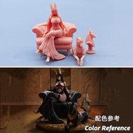 [Uh Hum Model] 1: 64 Doll 1: 43 Miniature White Model Anubis-Seated D535