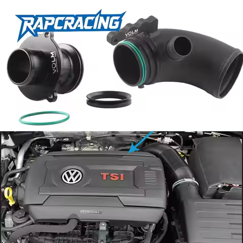 New Turbo Inlet Outlet Upgrade Pipes Tubes Muffler Delete Inlet Pipe For Golf Mk7 Gti Audi A3 8v S3 