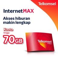 Kartu Perdana Telkomsel - Internetmax Hingga 70Gb / 30 Hari