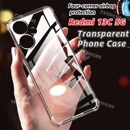 Redmi 13C 5G 2024 Transparent Clear Casing For Redmi 13C Redmi13C 13 C C13 4G 5G 2024 Silicone Shock