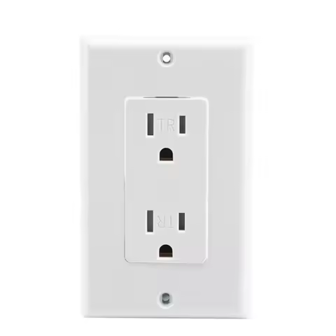 15 Amp 20Amp 125V American Standard Wall Socket Decorative 6 Pins Receptacle Outlet