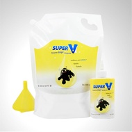 Super V - น้ำยาขจัดคราบฝังลึกบนเสื้อผ้า ถุงเติมขนาด 2000 ml 1 EA ขนาดใหญ่ ธุรกิจร้านซักรีด