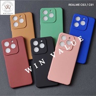 Realme C63 Realme C61 Case Pro Camera Softcase Black Matte Case Realme C63 Realme C61