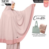 RAMADAN STATE Telekung Camellita ZARA AWLIYA Material Sejuk untuk Travel, Umrah, Hadiah, Hantaran, T