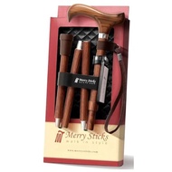 【母親節禮盒】天然木紋折疊手杖-栓木 禮盒組 登山杖 輕量手杖