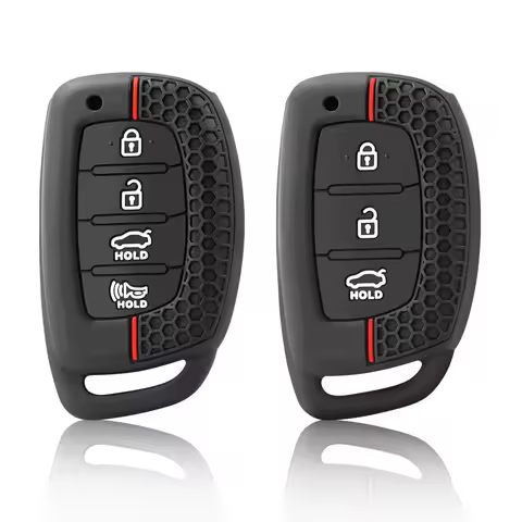 Silicone Car Smart Key Case Cover For Hyundai Creta Ix35 Ix45 I10 I30 I40 Tucson Santa Fe Rena Sonat