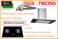 TECNO HOOD AND HOB BUNDLE PACKAGE FOR ( KA 9228 &amp; T 28TGSV) / FREE EXPRESS DELIVERY