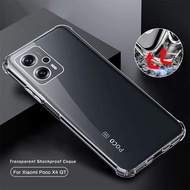 สำหรับ Xiaomi Poco X4 F4 X3 GT F3 M3 M4 Pro X4GT F4GT PocoX4GT โทรศัพท์โปร่งใส TPU กันกระแทก Full ป้