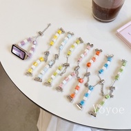 Colorful Ceramic beads strap for Huawei 10 9 8 Fit 3 4 4Pro Watchband Replacement Bracelet Honor Ban