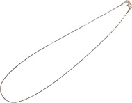 Sofia E-9-PG Accessory Parts, Stainless Steel Necklace Chain, Square Edge, Approx. 15.7 inches (40 c