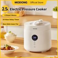 MODONG Electric Pressure Cooker Rice Cooker Non Stick Pot 6 Smart Menus 24Hour Delay Timer MD-YFB253