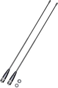 LUITON Walkie Talkie Antenna 15.6-Inch Whip Dual Band UV VHF/UHF 144/430Mhz Antennas SMA-F for UV-82